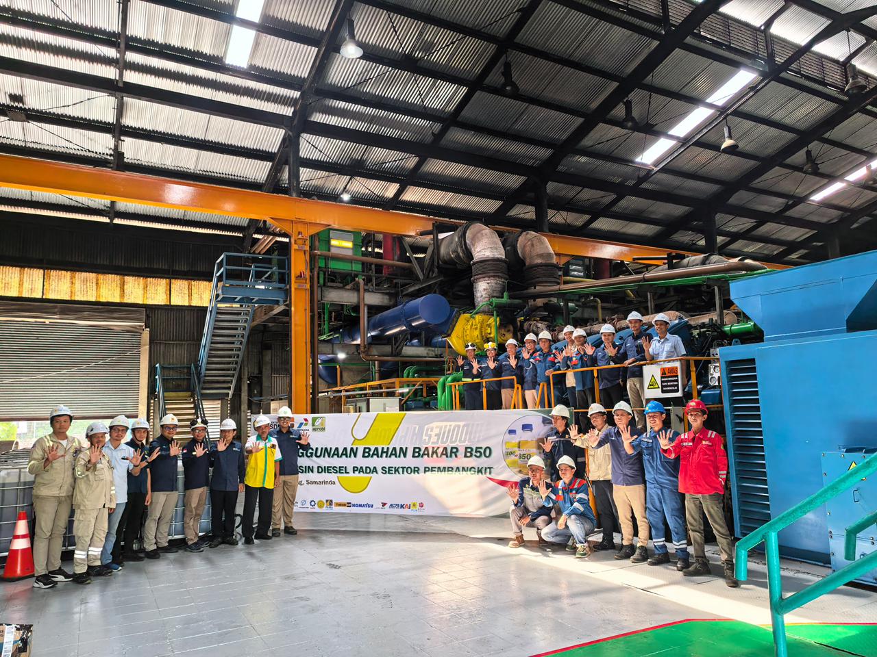 Supporting Energy Transition, PLN Indonesia Power UBP Mahakam Conducts B50 Fuel Testing on Keledang Diesel Power Plant